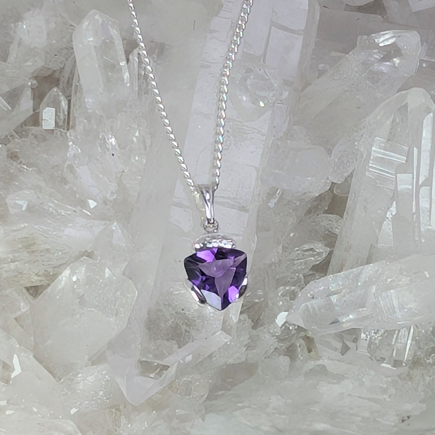 Trilliant Pendant Sterling Silver