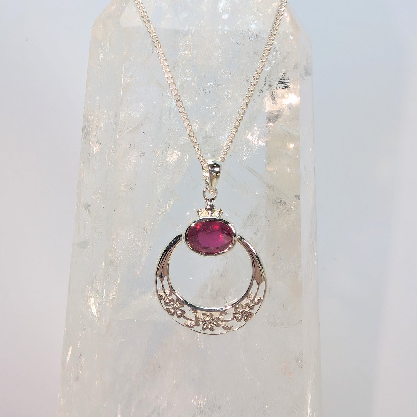 Celtic Hoop Sterling Silver Pendant