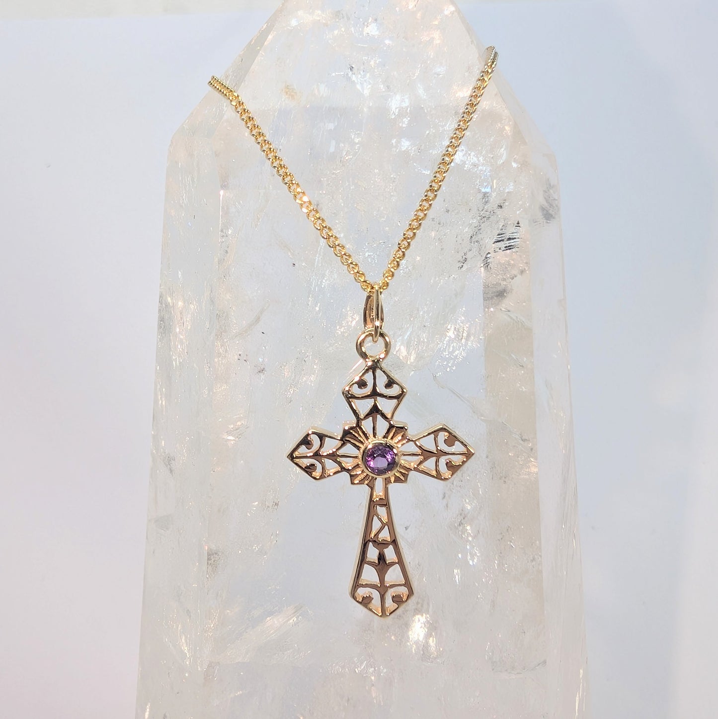 Celtic Cross 9ct Gold Pendant