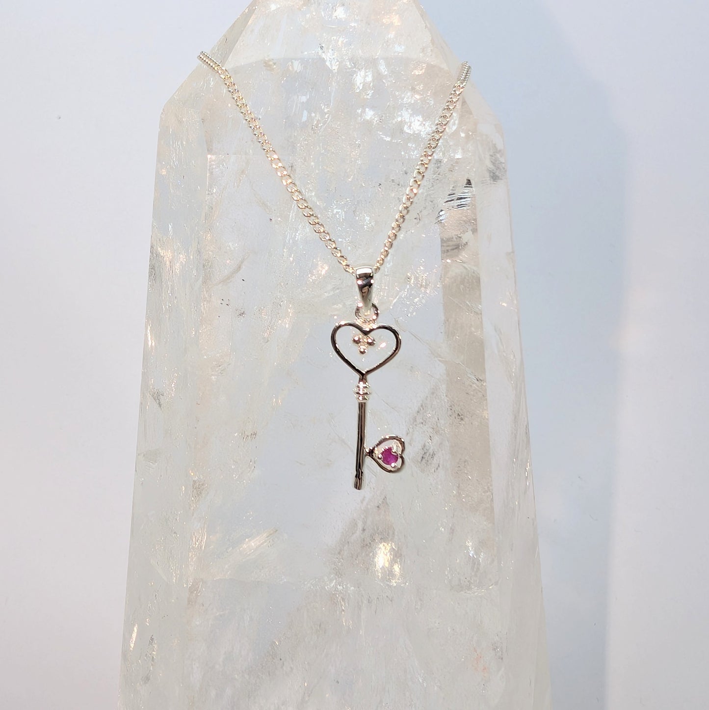 Key Pendant Sterling Silver