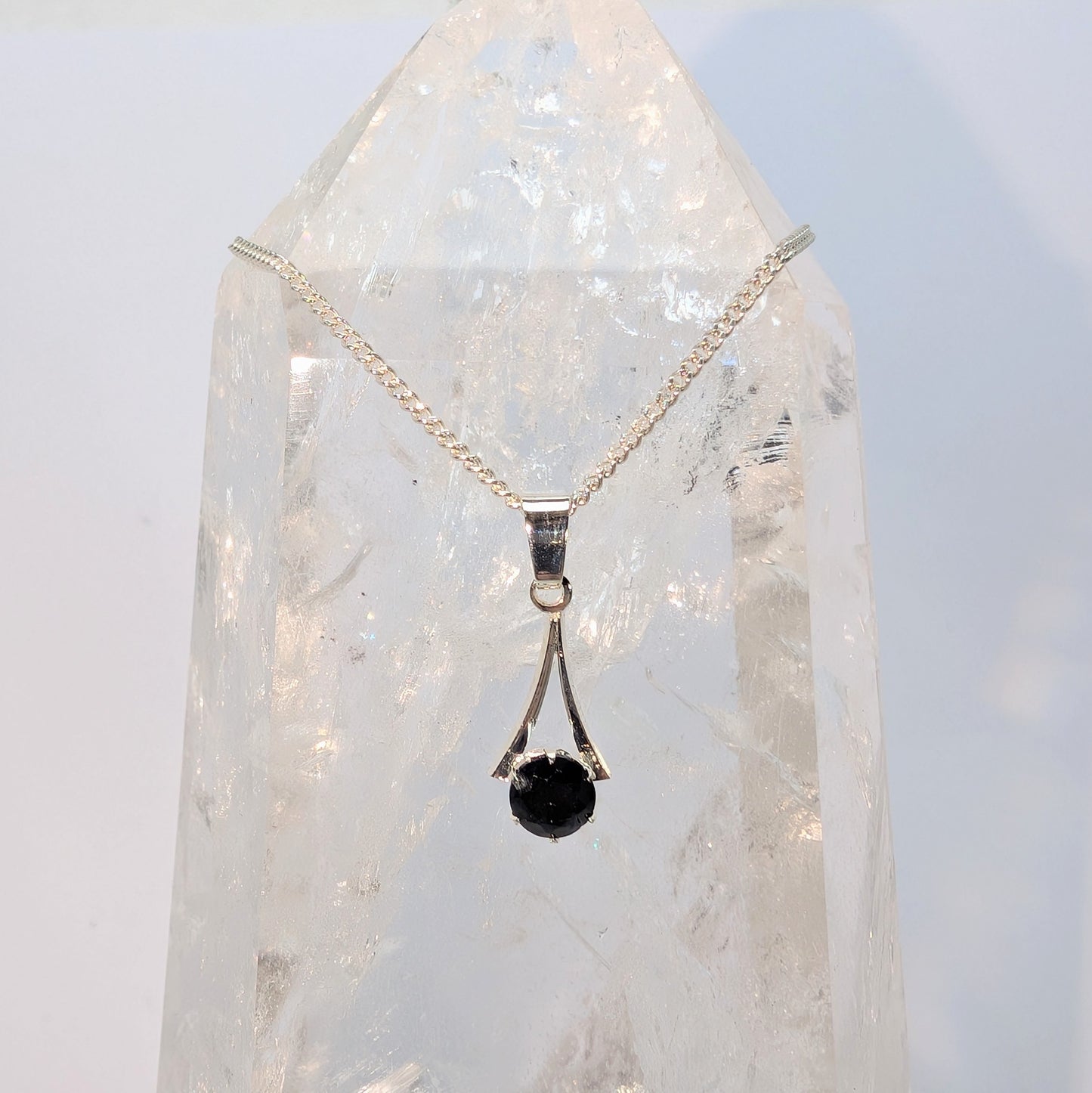 5mm A Sterling Silver Pendant