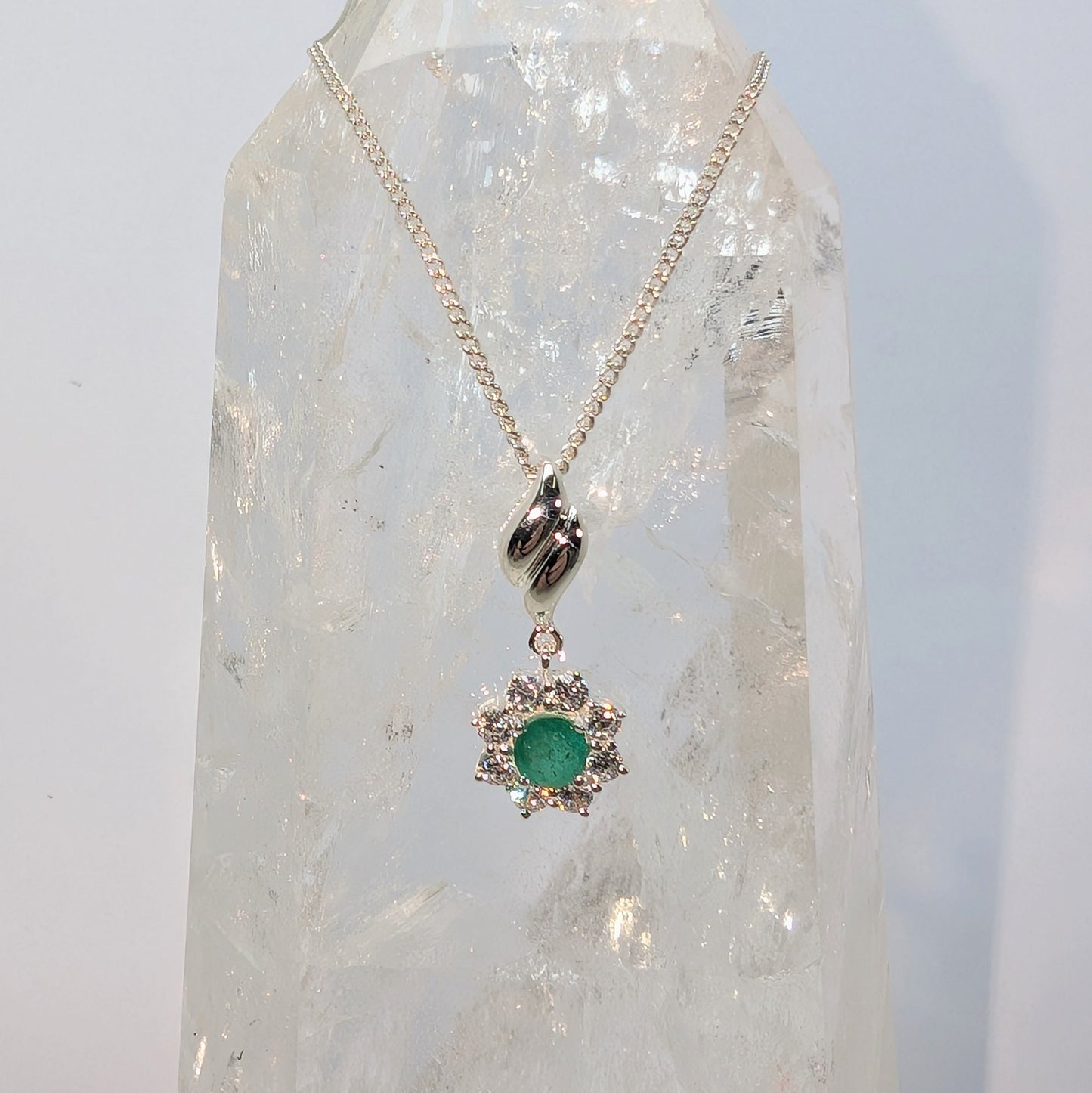 Cluster Sterling Silver Pendant