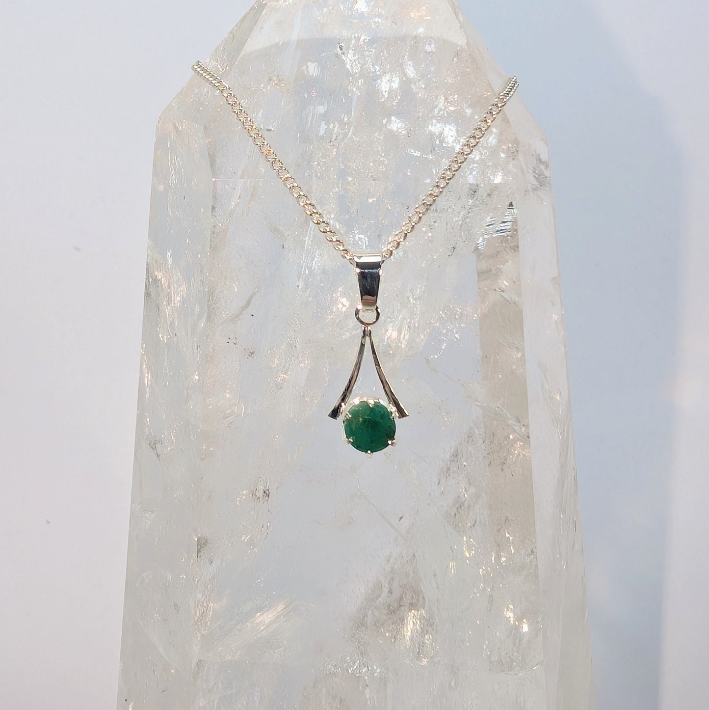 5mm A Sterling Silver Pendant