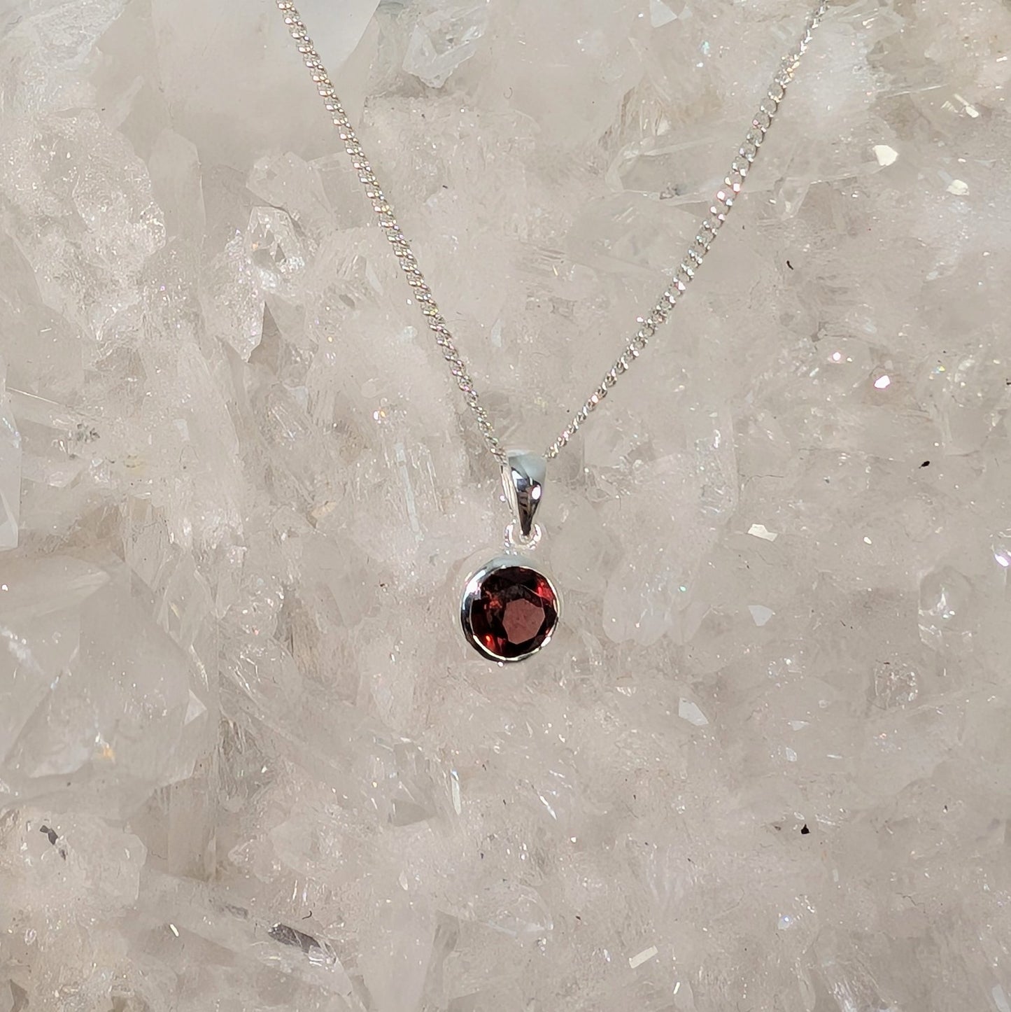 Bezel Sterling Silver Pendant