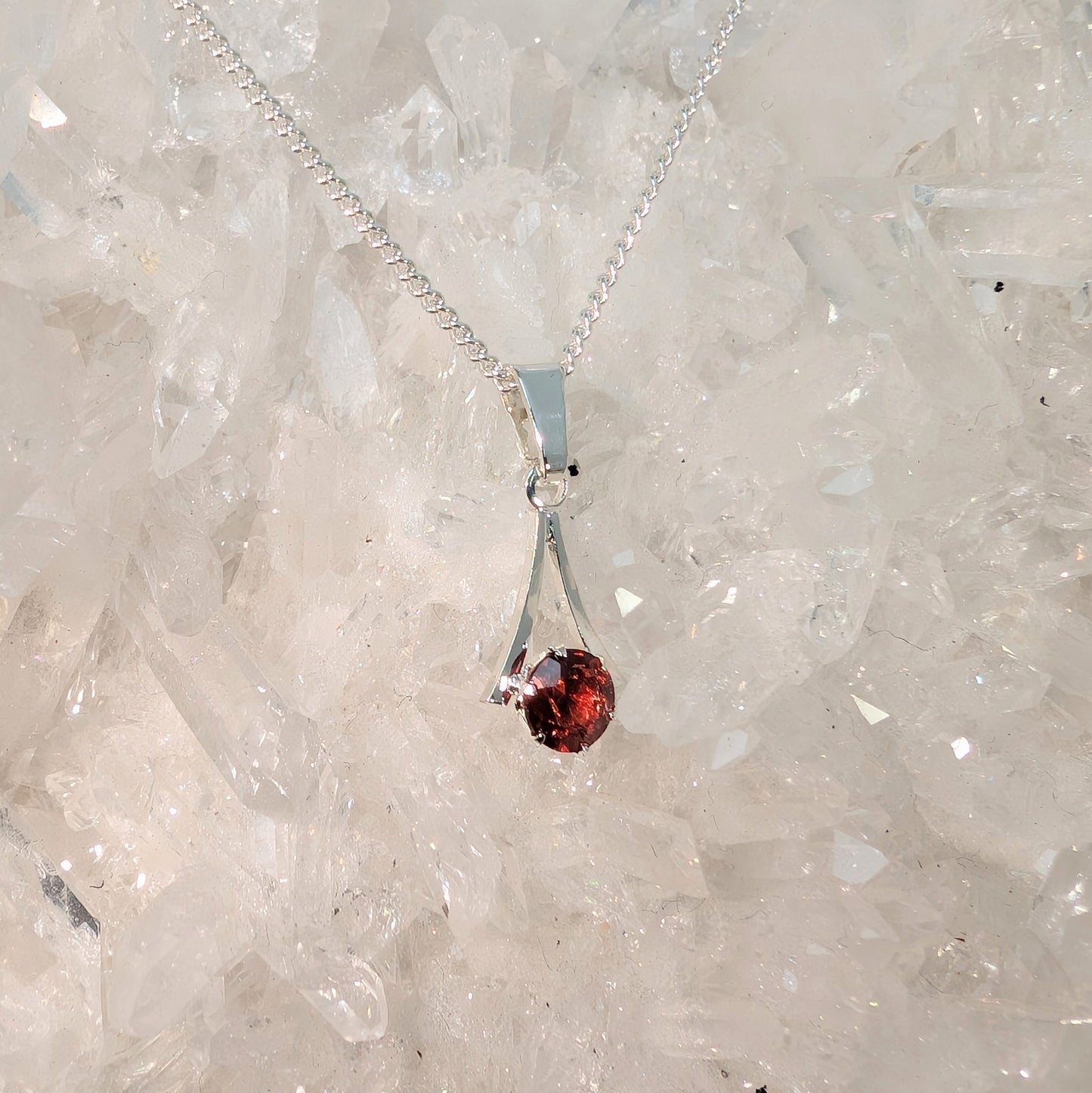 5mm A Sterling Silver Pendant