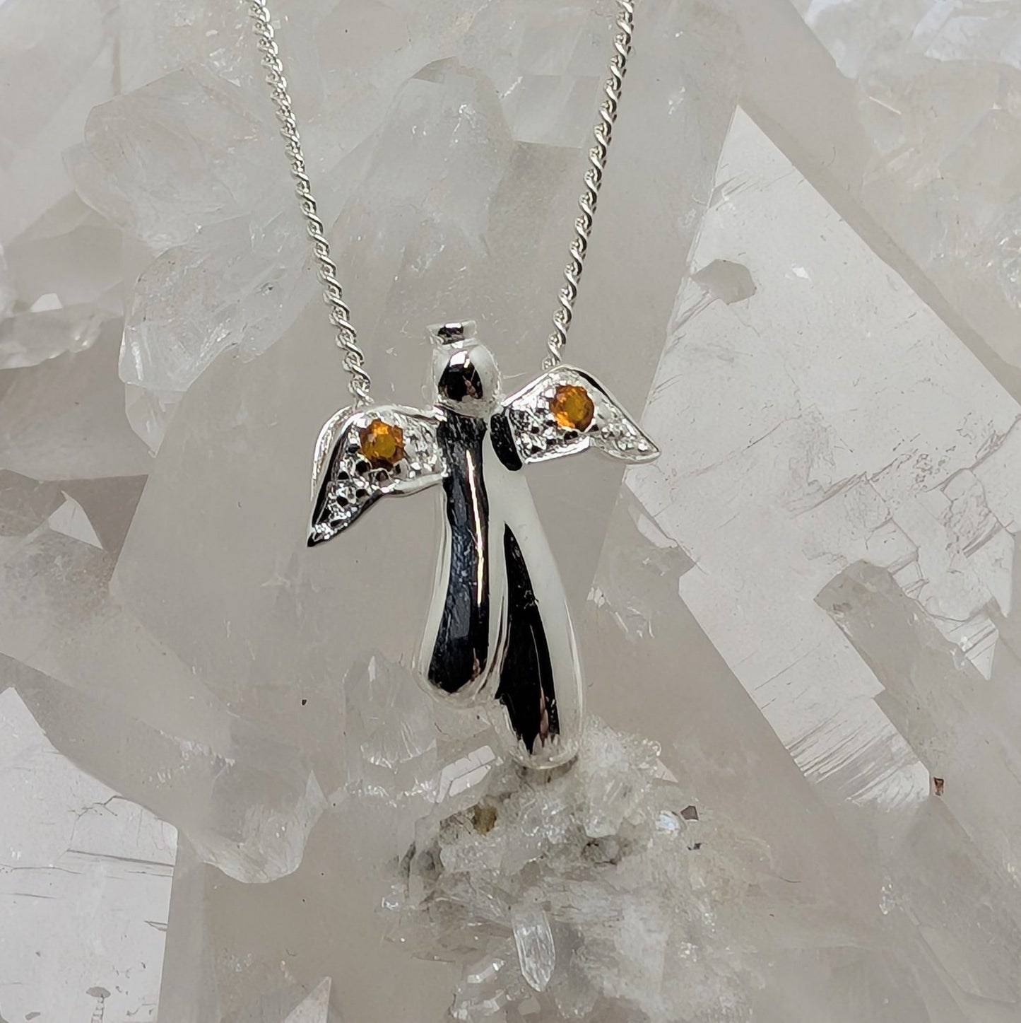 Angel Sterling Silver Pendant