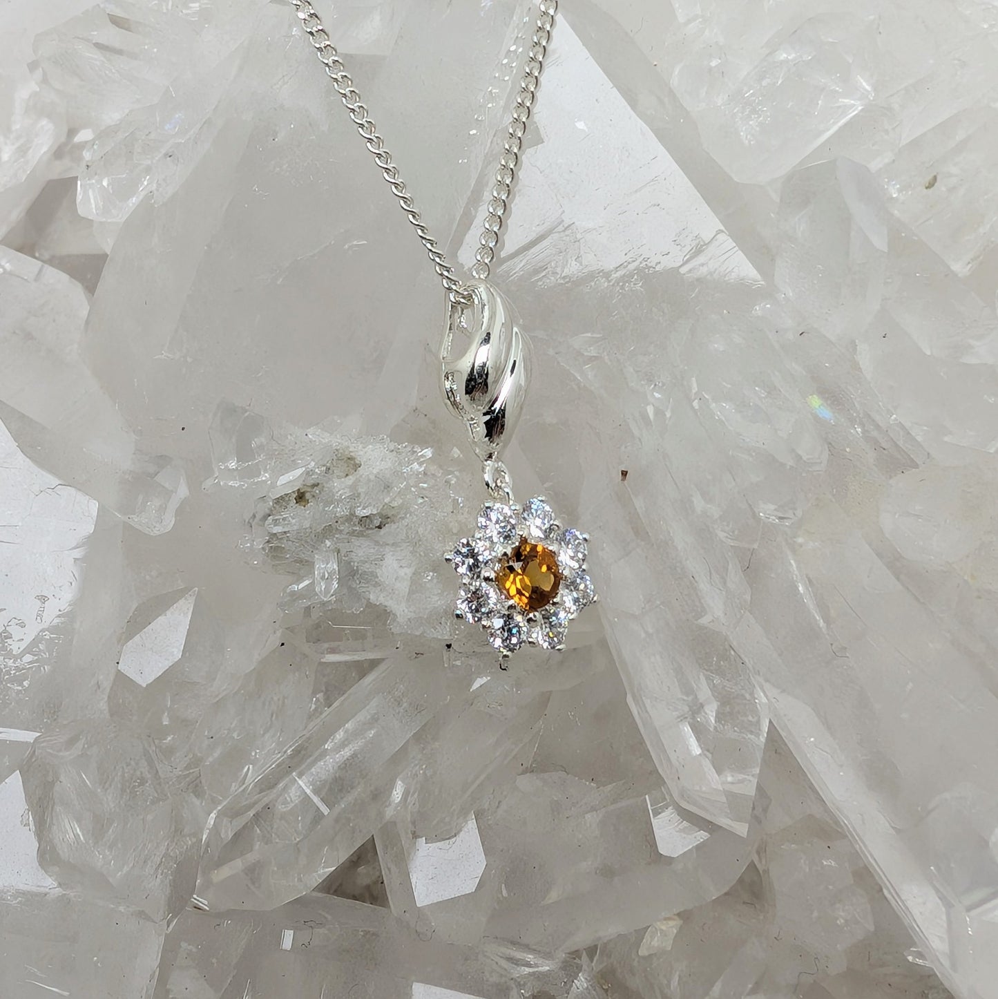 Cluster Sterling Silver Pendant