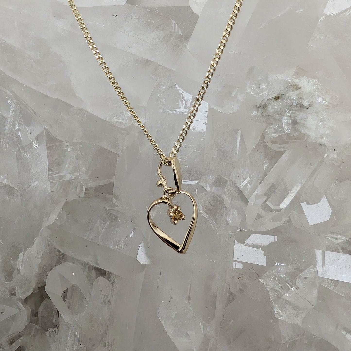 Heart 9ct Gold Pendant