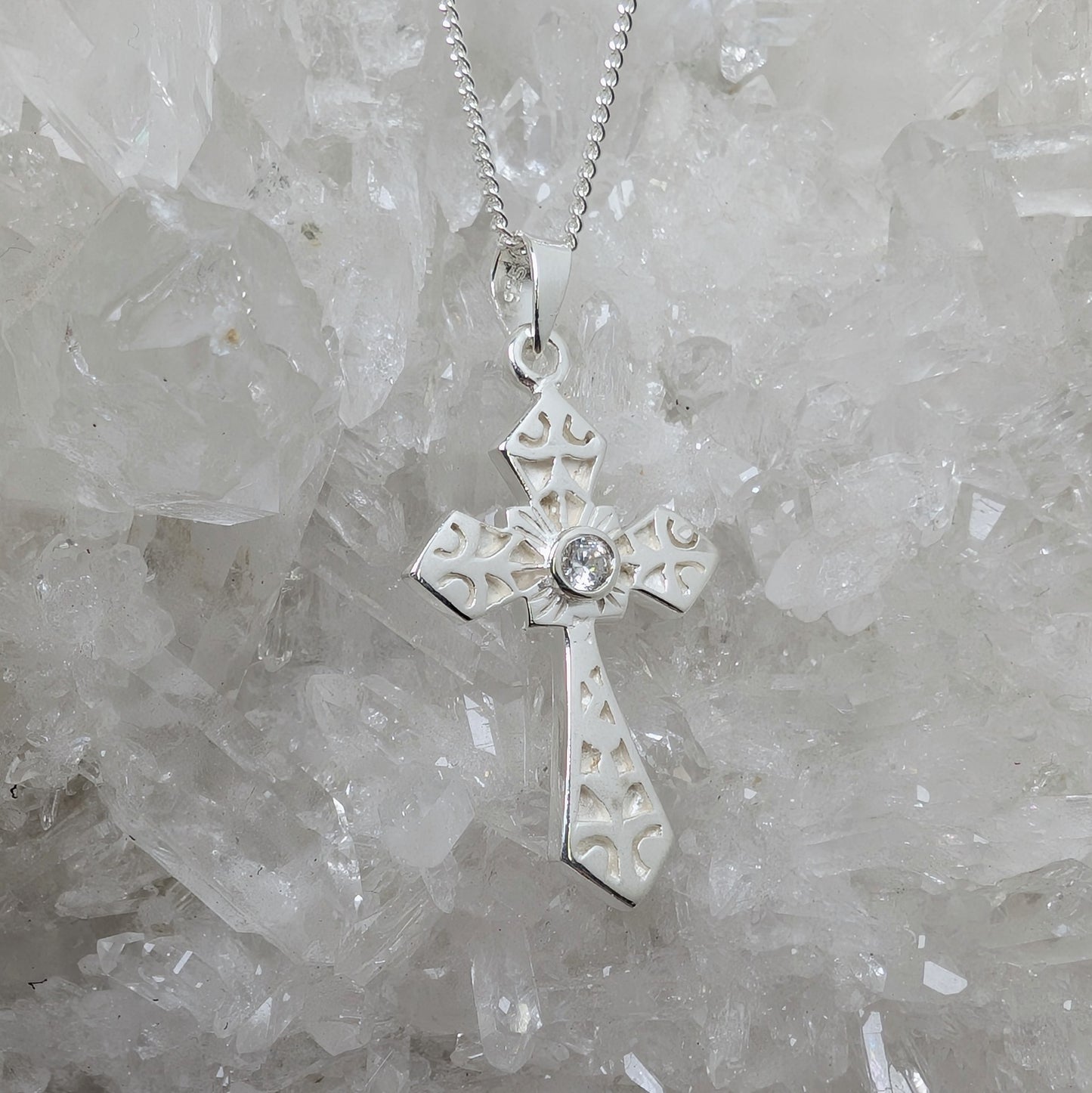 Celtic Cross Sterling Silver Pendant