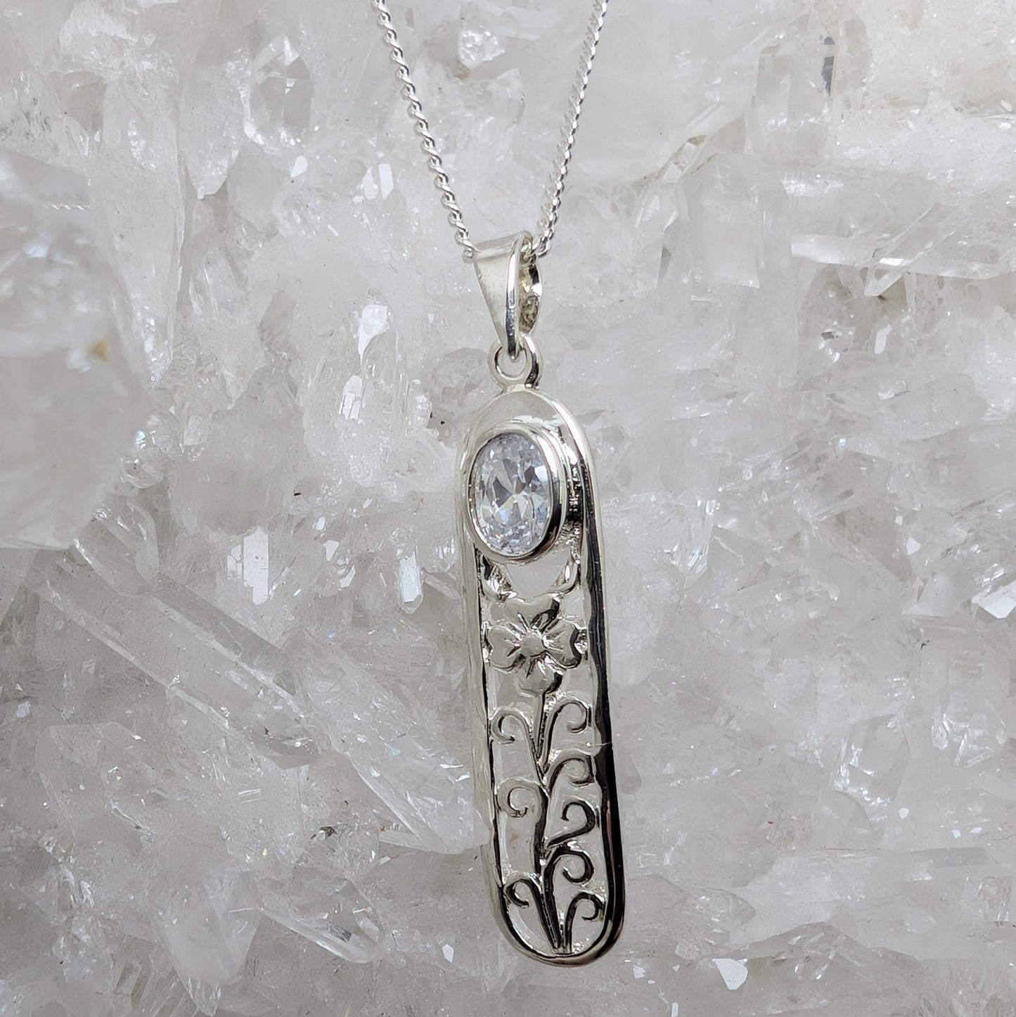 Paddle Sterling Silver Pendant
