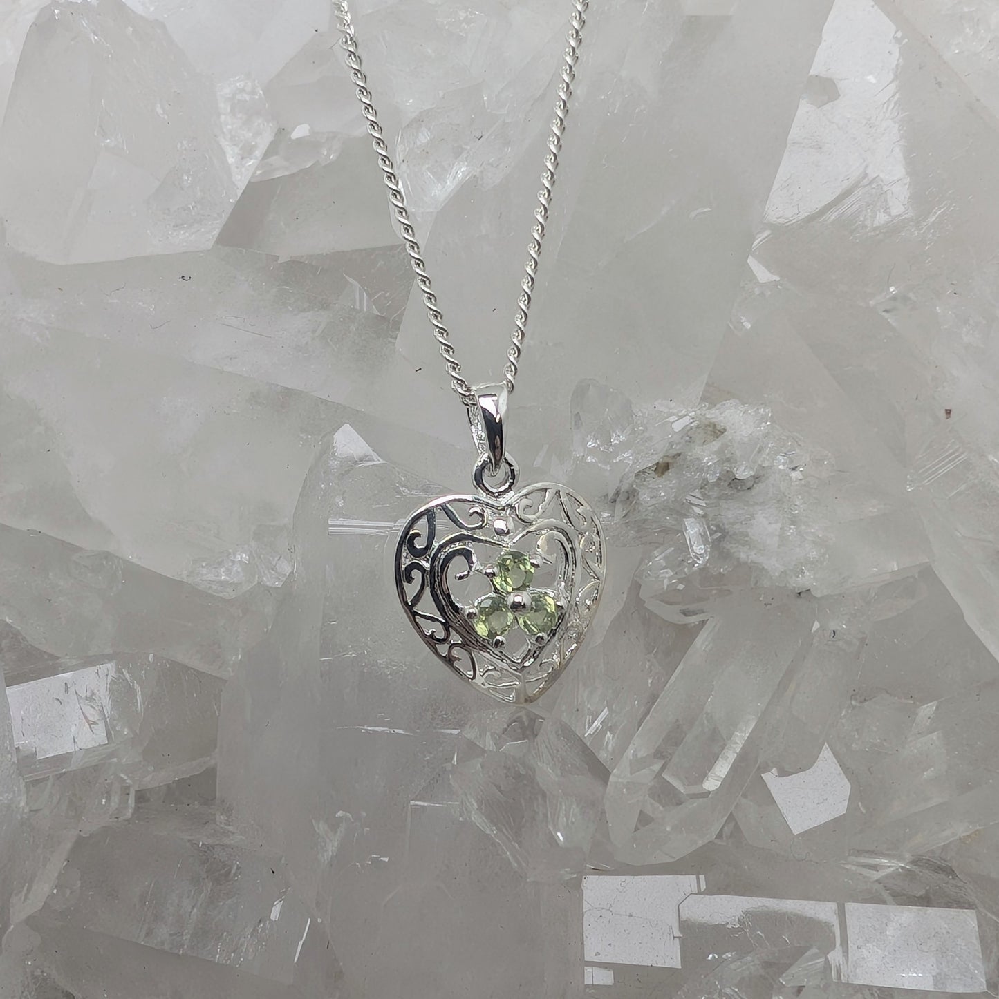Celtic Heart Sterling Silver Pendant
