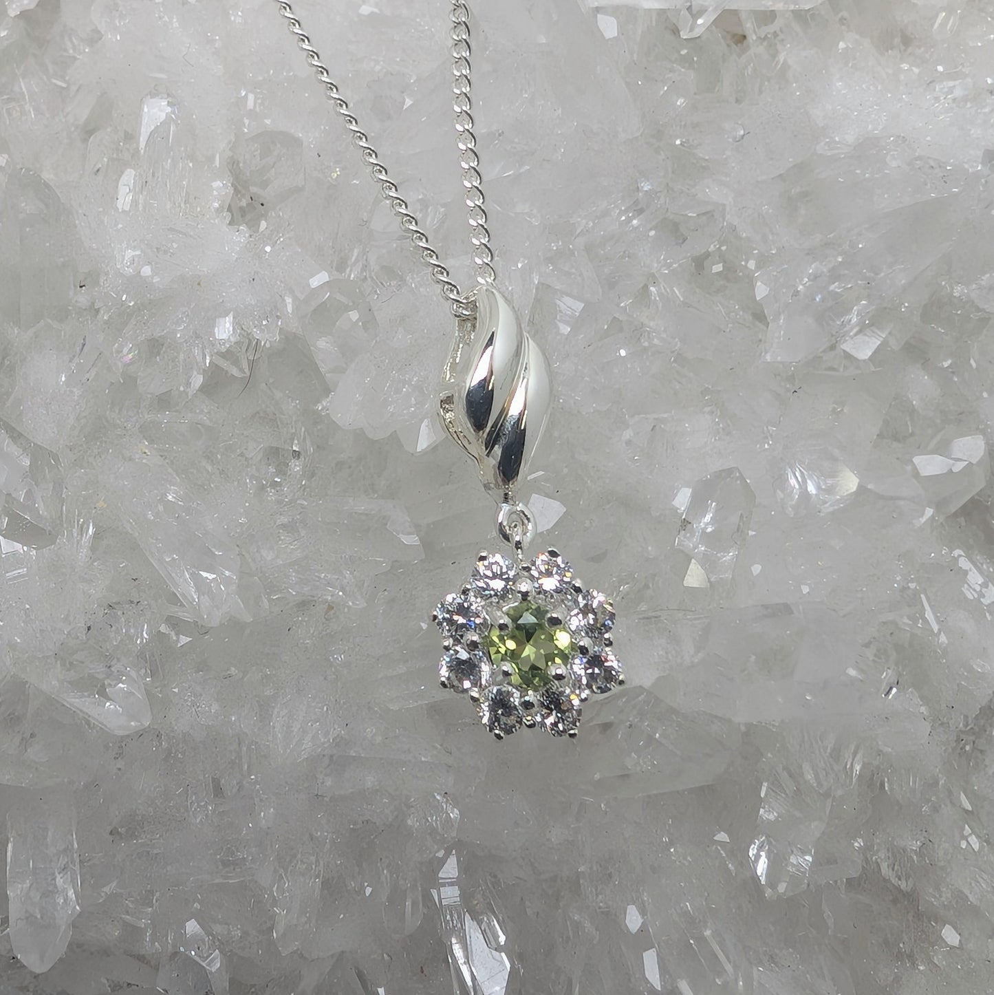 Cluster Sterling Silver Pendant