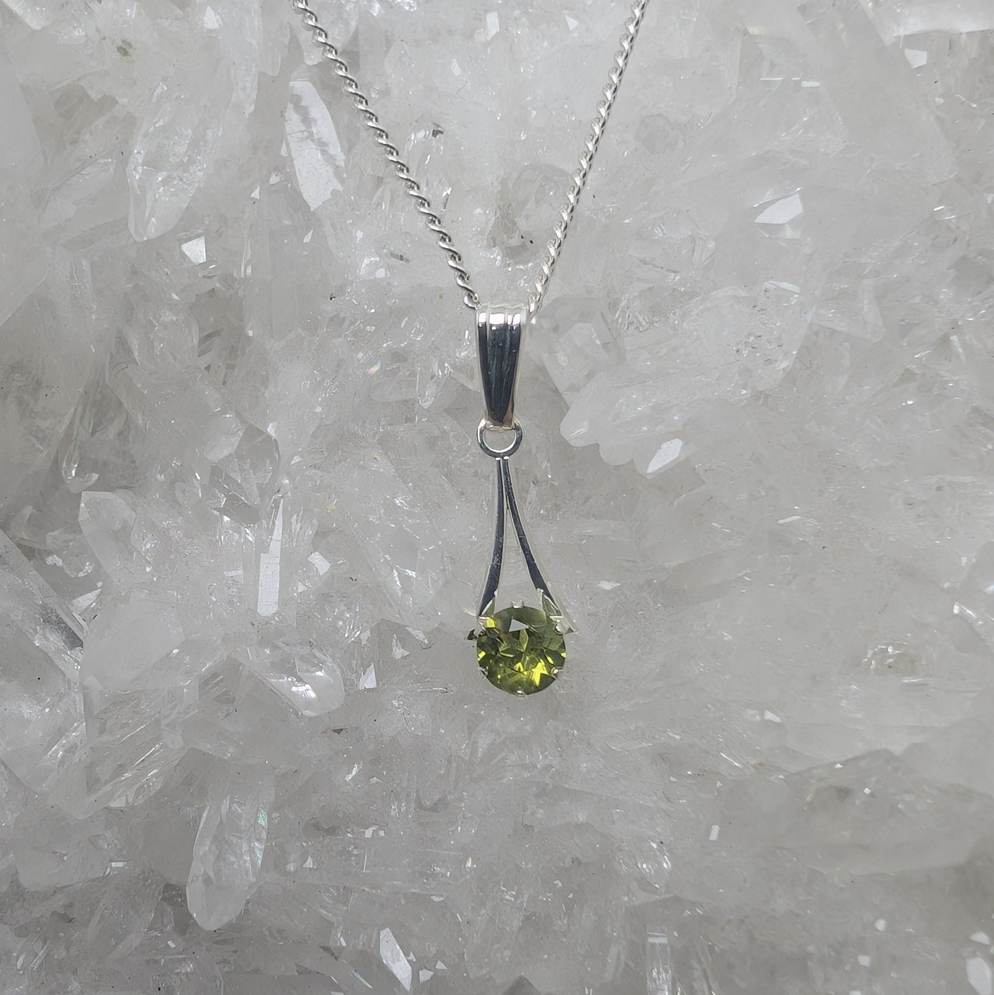5mm A Sterling Silver Pendant