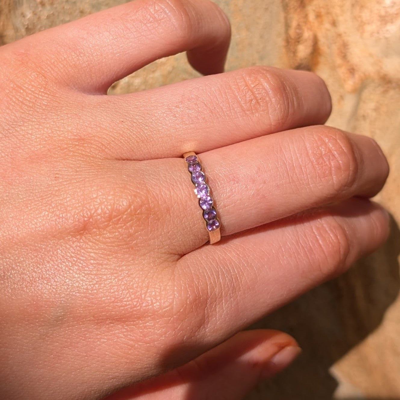 Amethyst Ring 9ct R42