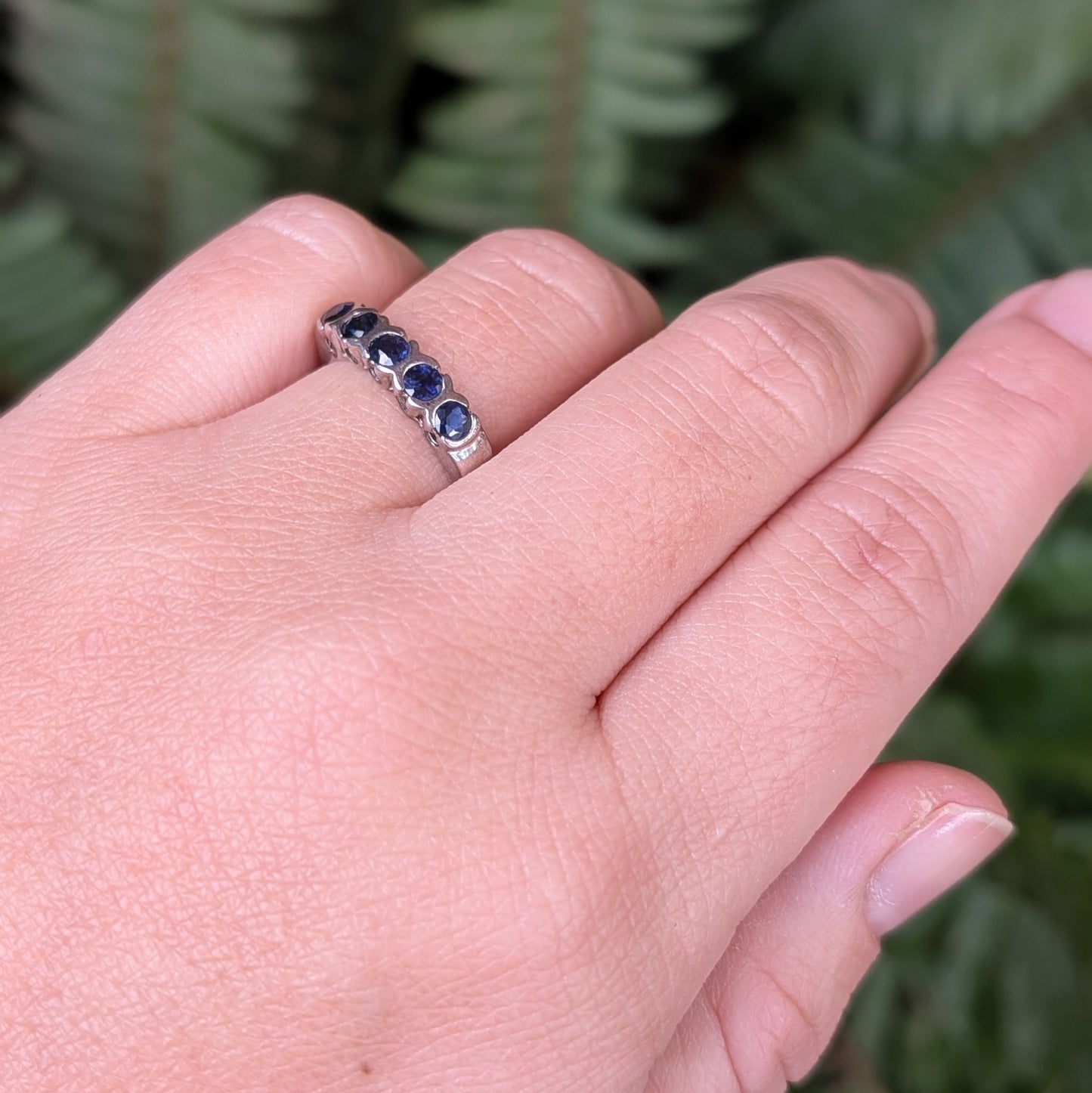 Sapphire Sterling Silver Ring R46