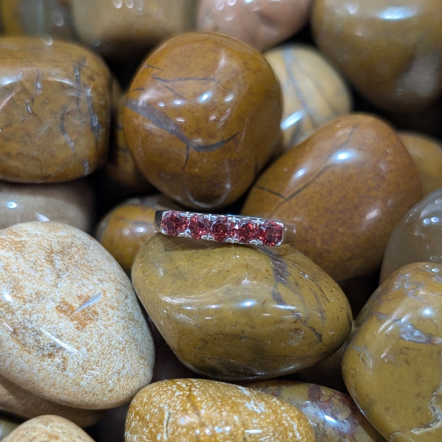 Ruby Ring Sterling Silver R7