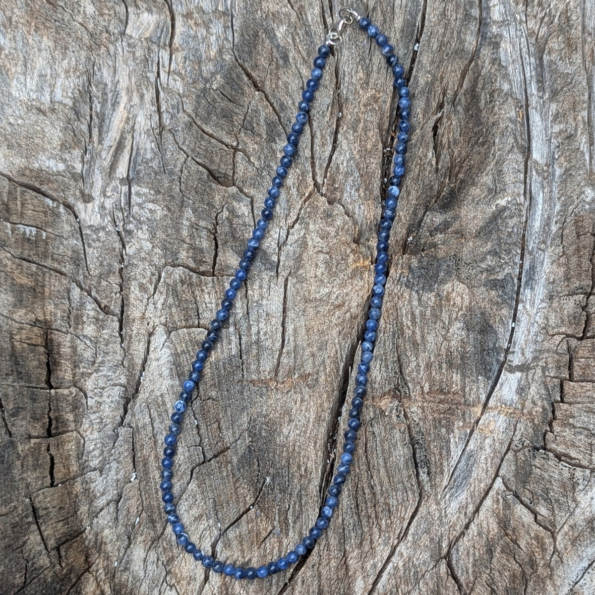 4mm Sodalite Beaded Necklace