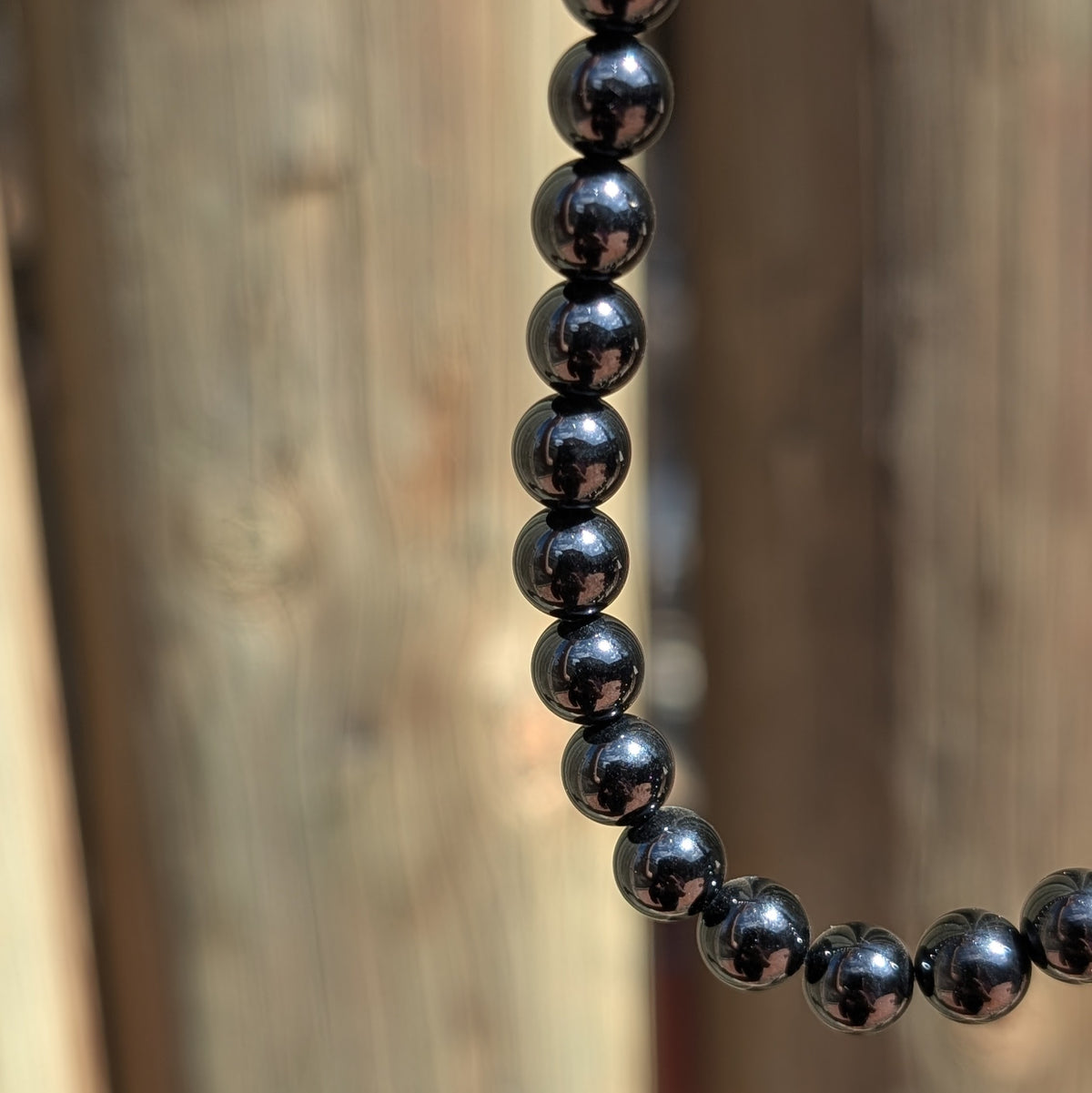 6mm Tourmaline Beaded Necklace