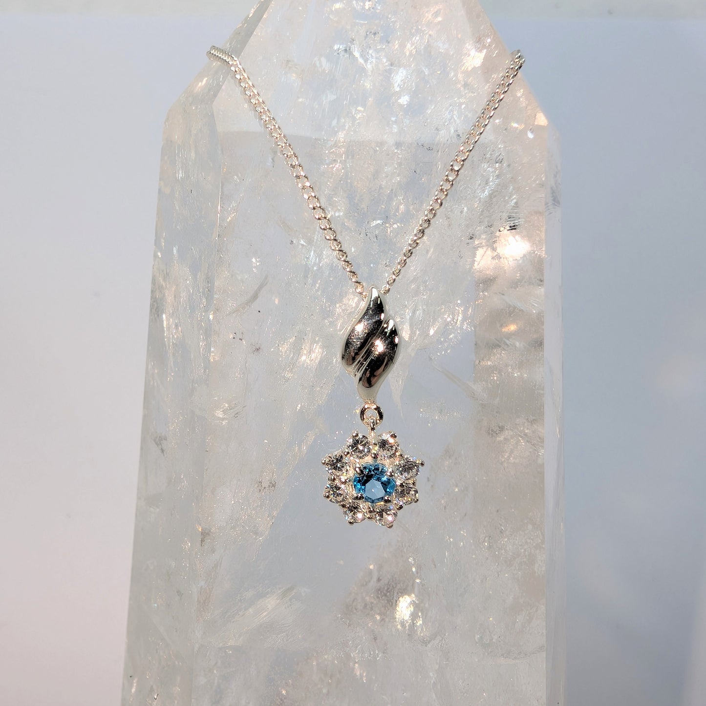 Cluster Sterling Silver Pendant