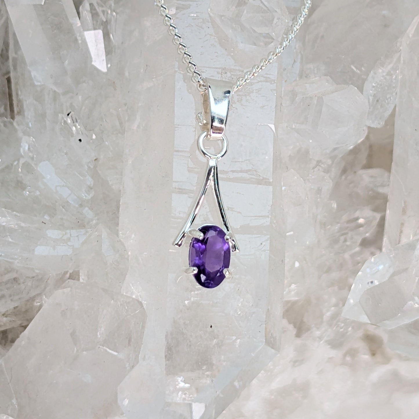 6x4A Sterling Silver Pendant
