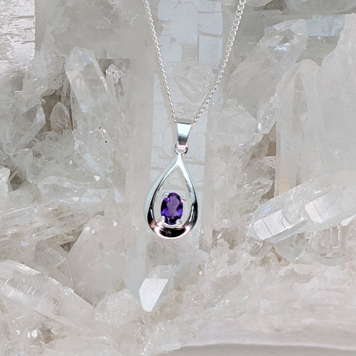 6x4C Sterling Silver Pendant