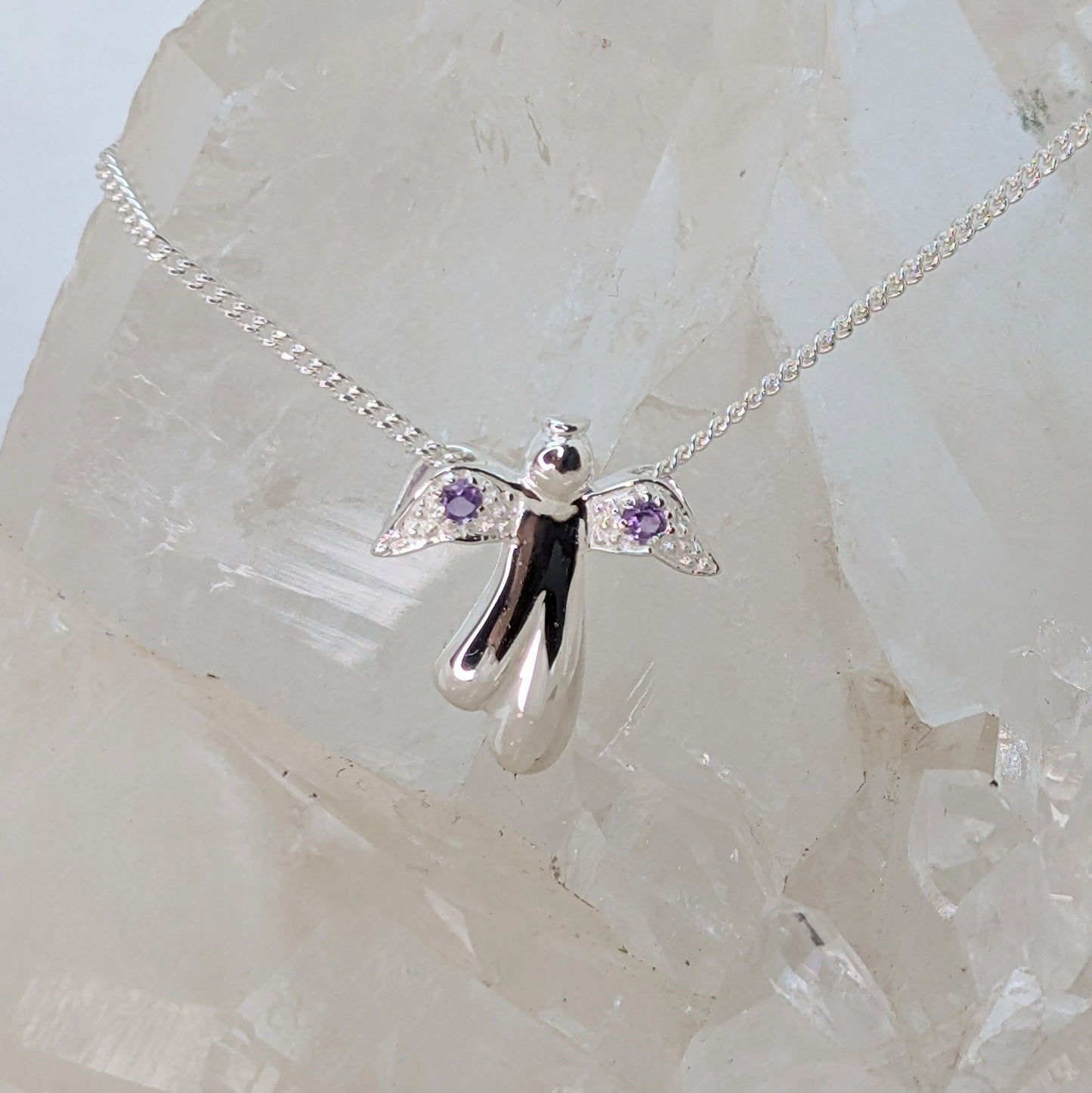 Angel Sterling Silver Pendant