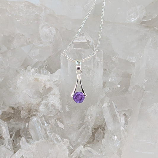 5mm A Sterling Silver Pendant