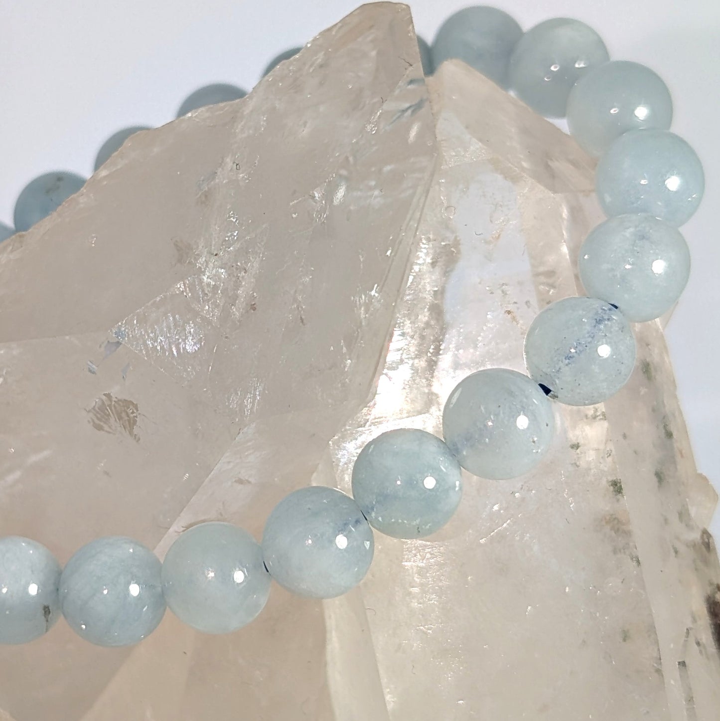 8mm Aquamarine Bracelet