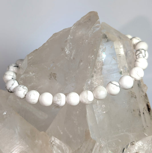 6mm Howlite Bracelet
