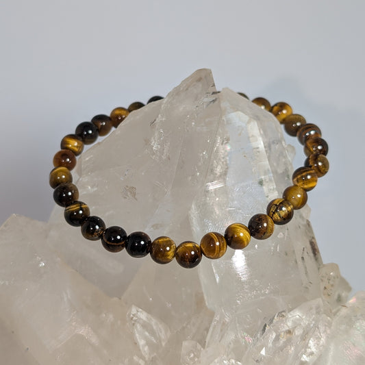 6mm Tigers Eye Bracelet