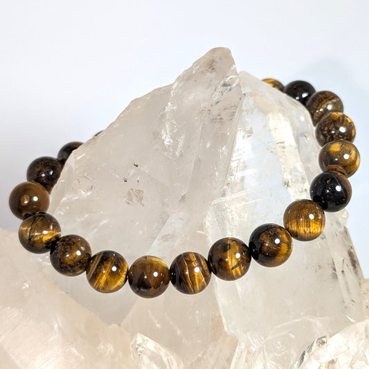 8mm Tigers Eye Bracelet
