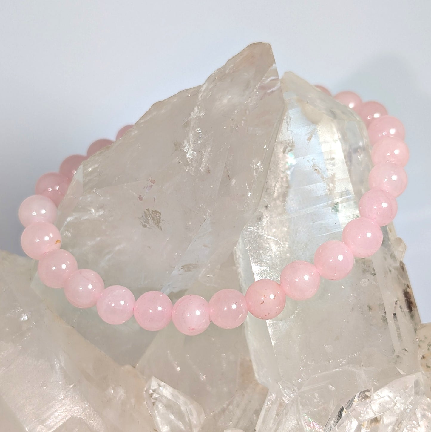 6mm Rose Quartz Bracelet