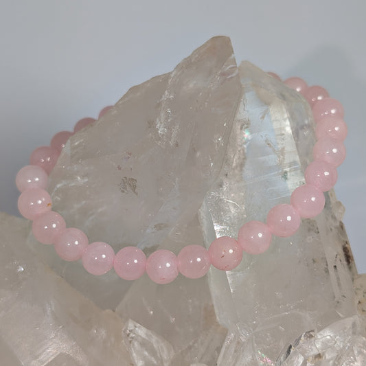 8mm Rose Quartz Bracelet
