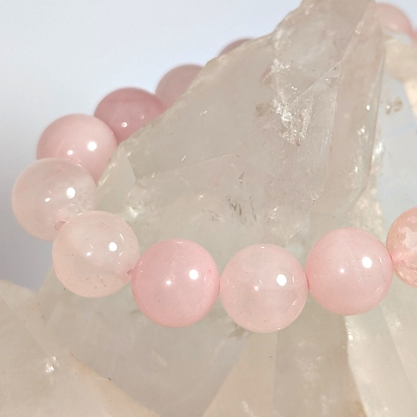 10mm Rose Quartz Bracelet