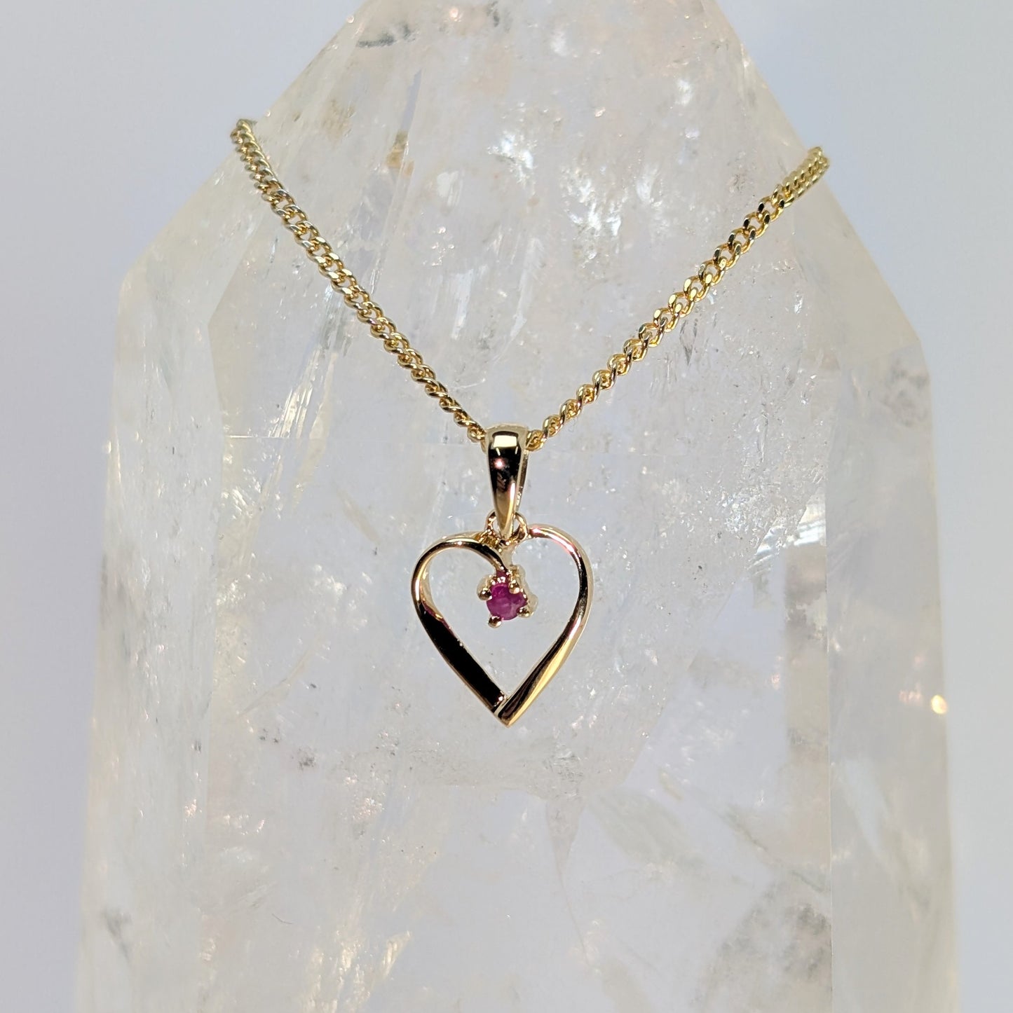 Heart 9ct Gold Pendant