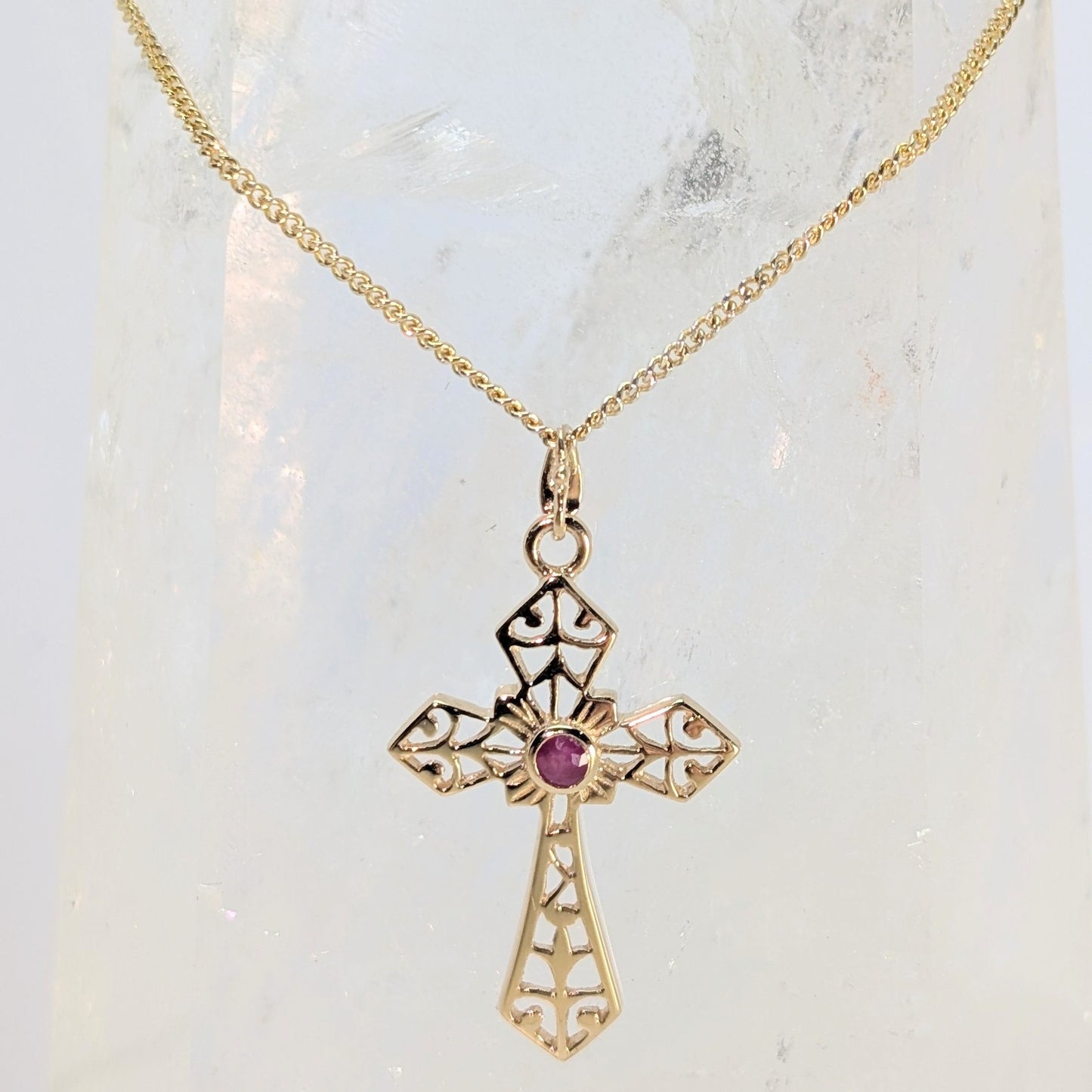 Celtic Cross 9ct Gold Pendant