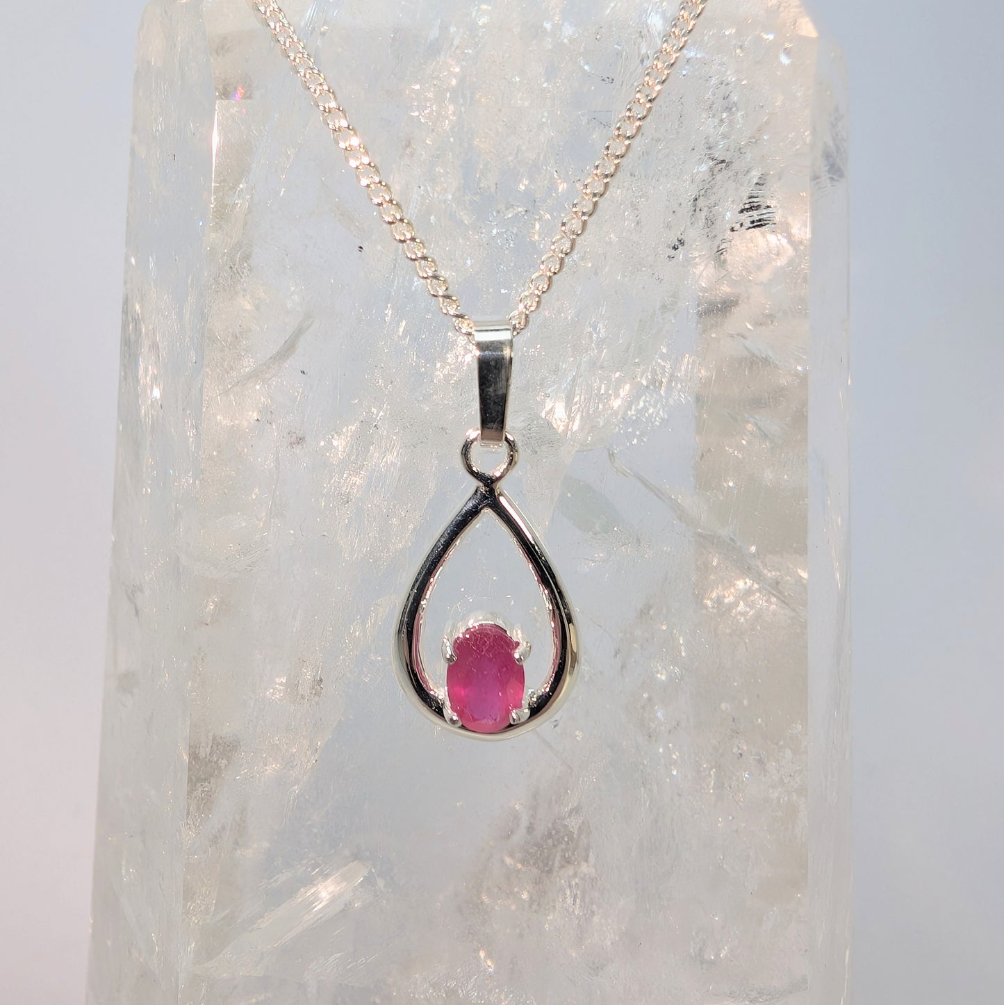 6x4C Sterling Silver Pendant