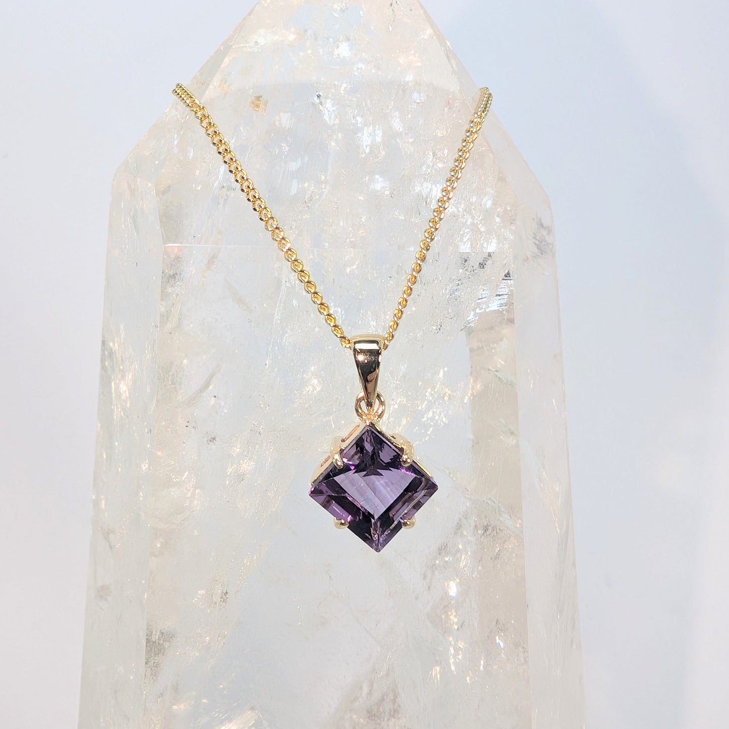 6mm Princess 9ct Gold Princess