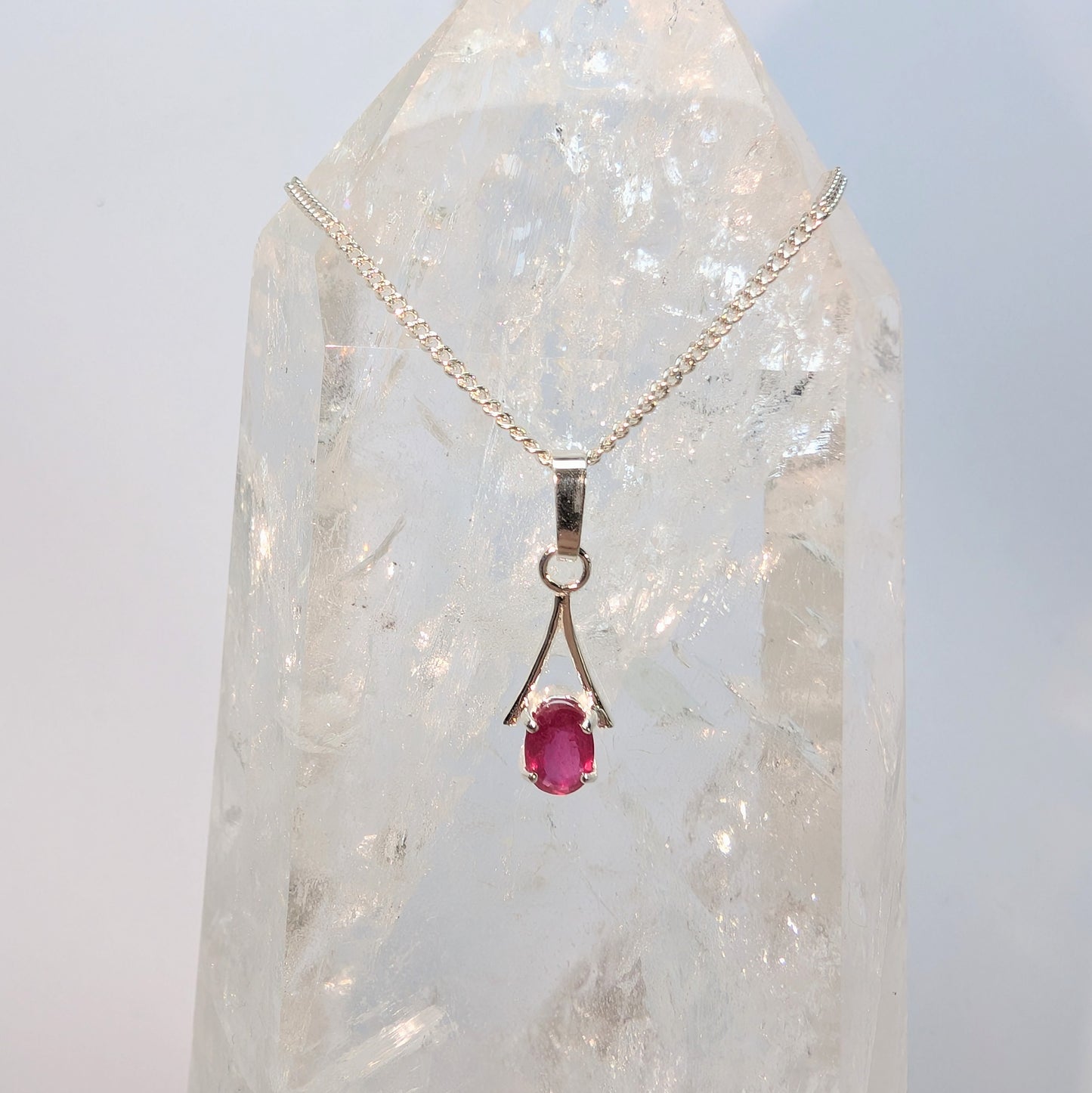 6x4A Sterling Silver Pendant