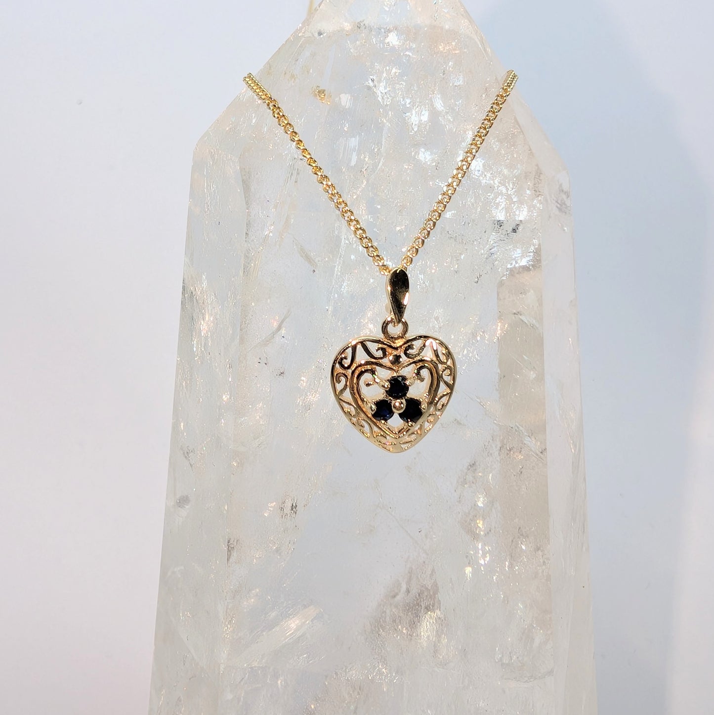 Celtic Heart 9ct Gold Pendant