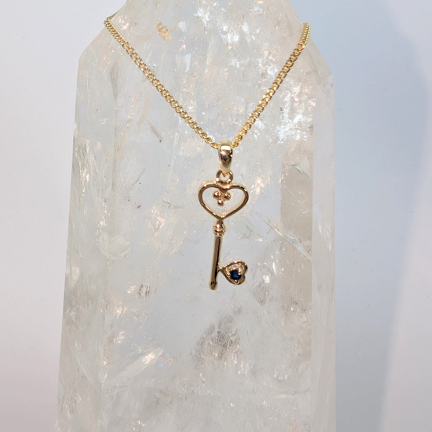 Key 9ct Gold Pendant