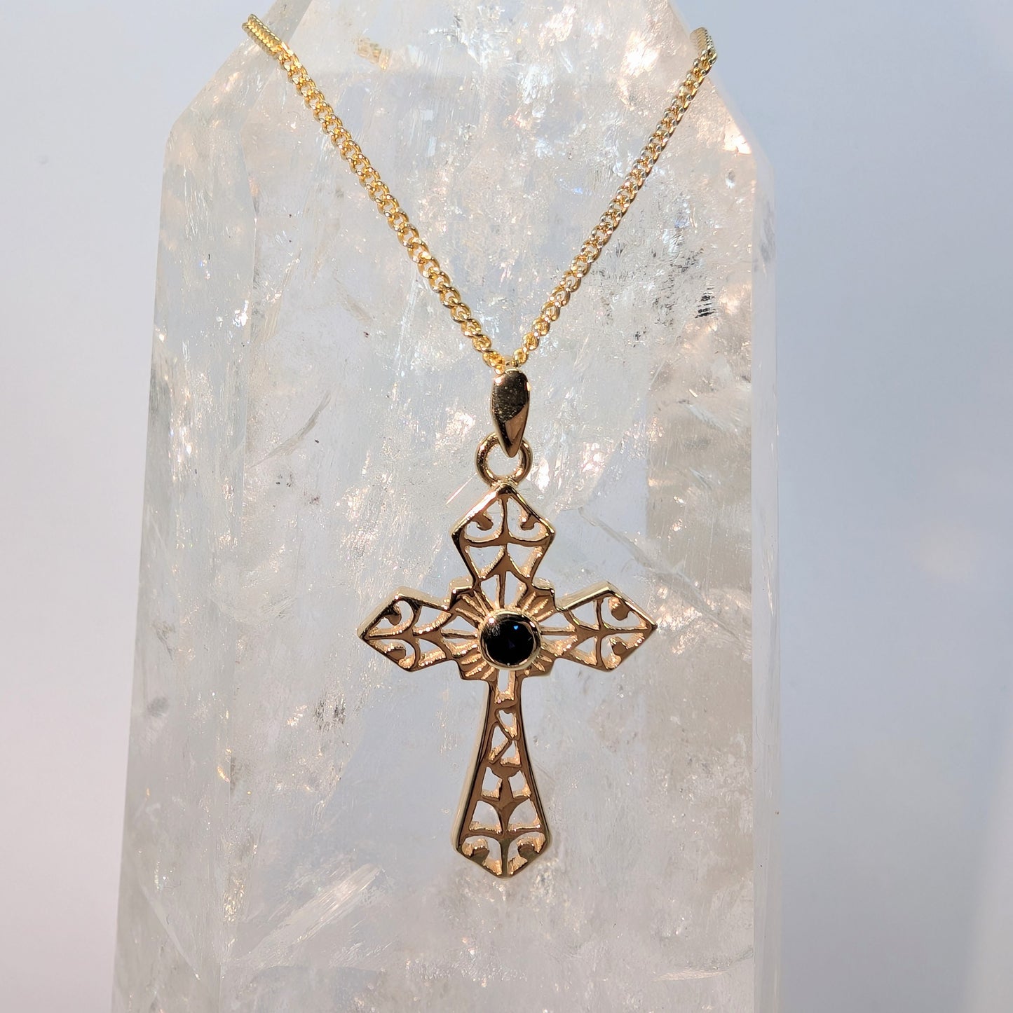 Celtic Cross 9ct Gold Pendant