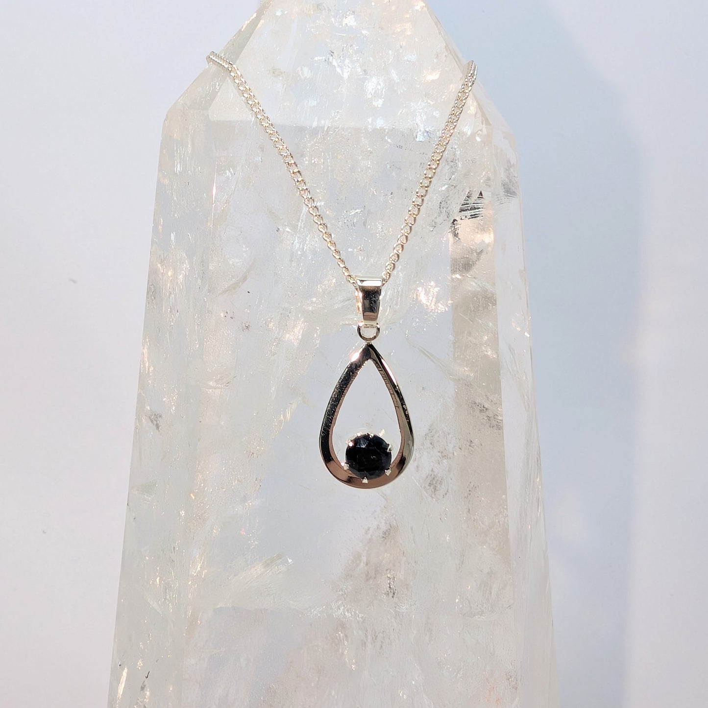 5mm C Pendant Sterling Silver