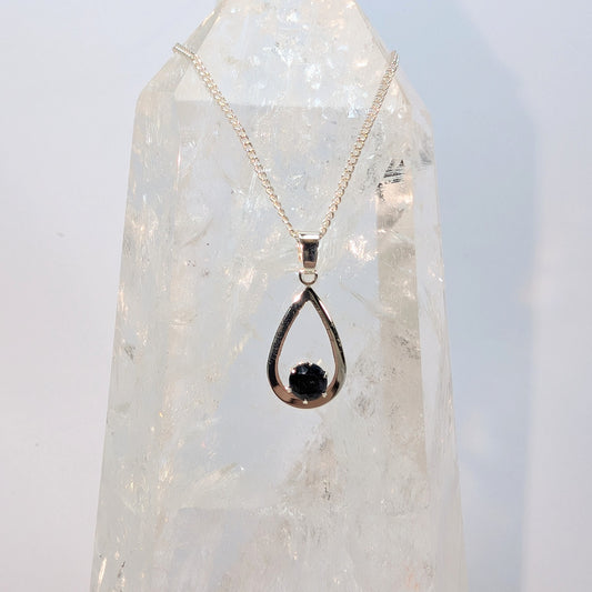 5mm C Pendant Sterling Silver