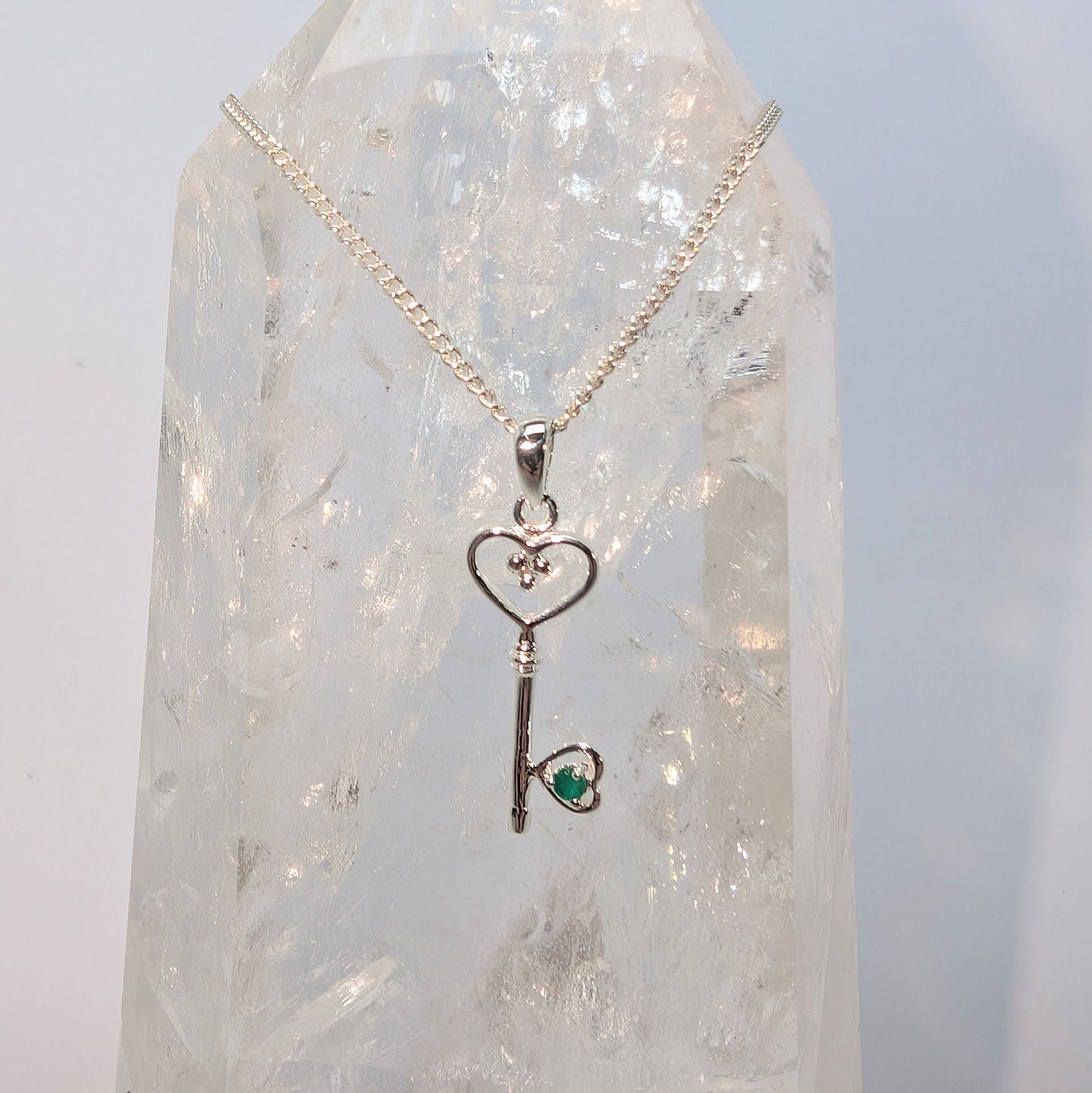 Key Pendant Sterling Silver