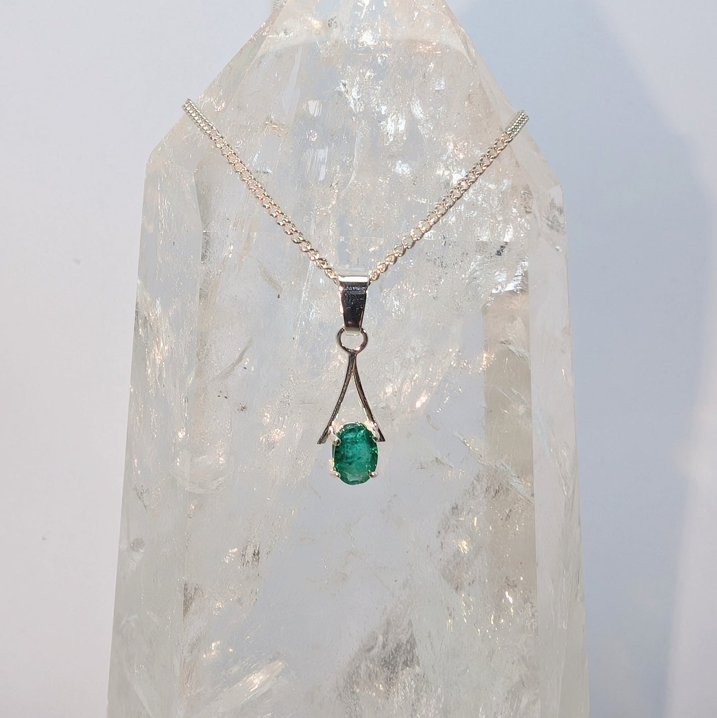 6x4A Sterling Silver Pendant