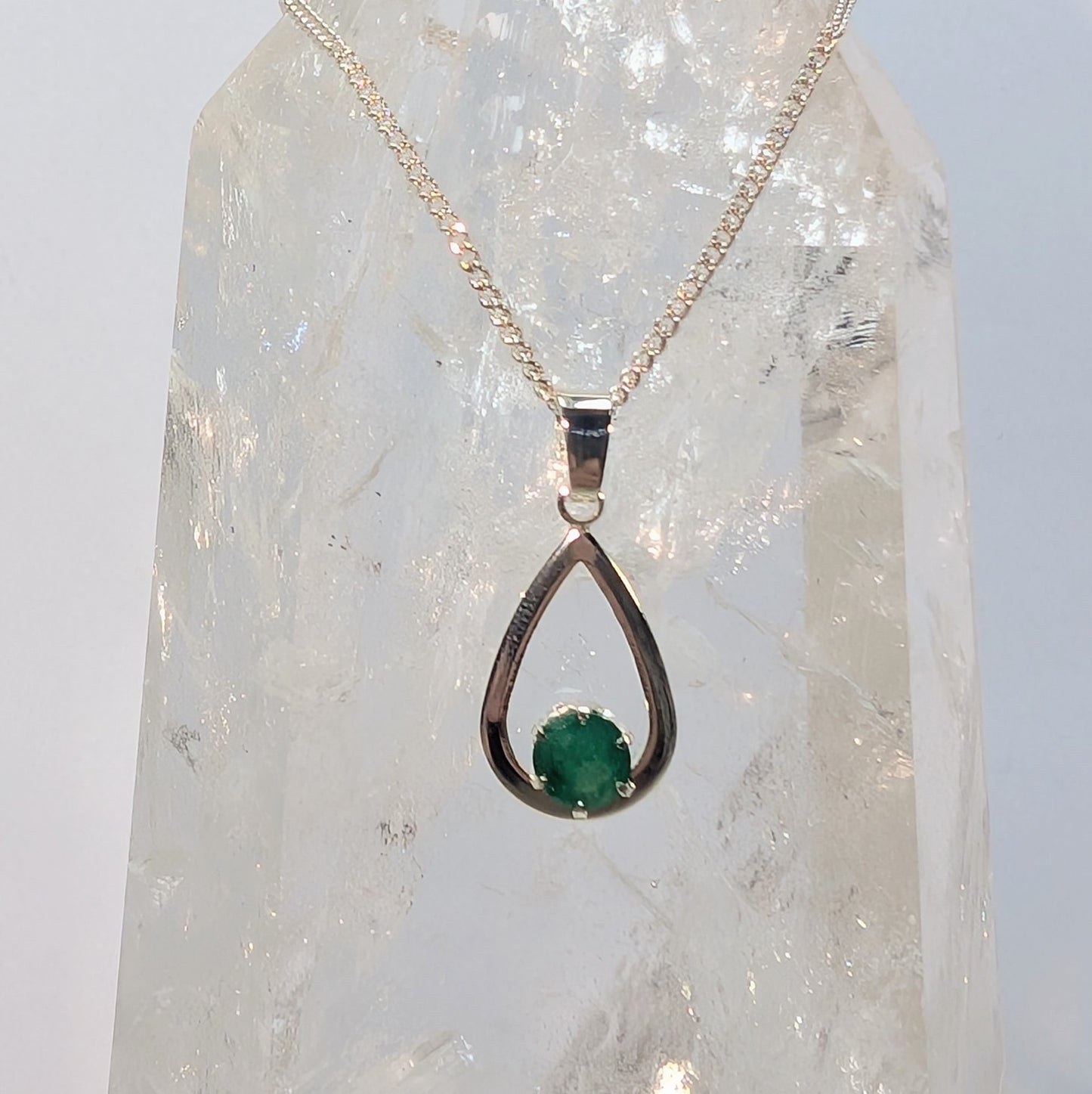 5mm C Pendant Sterling Silver