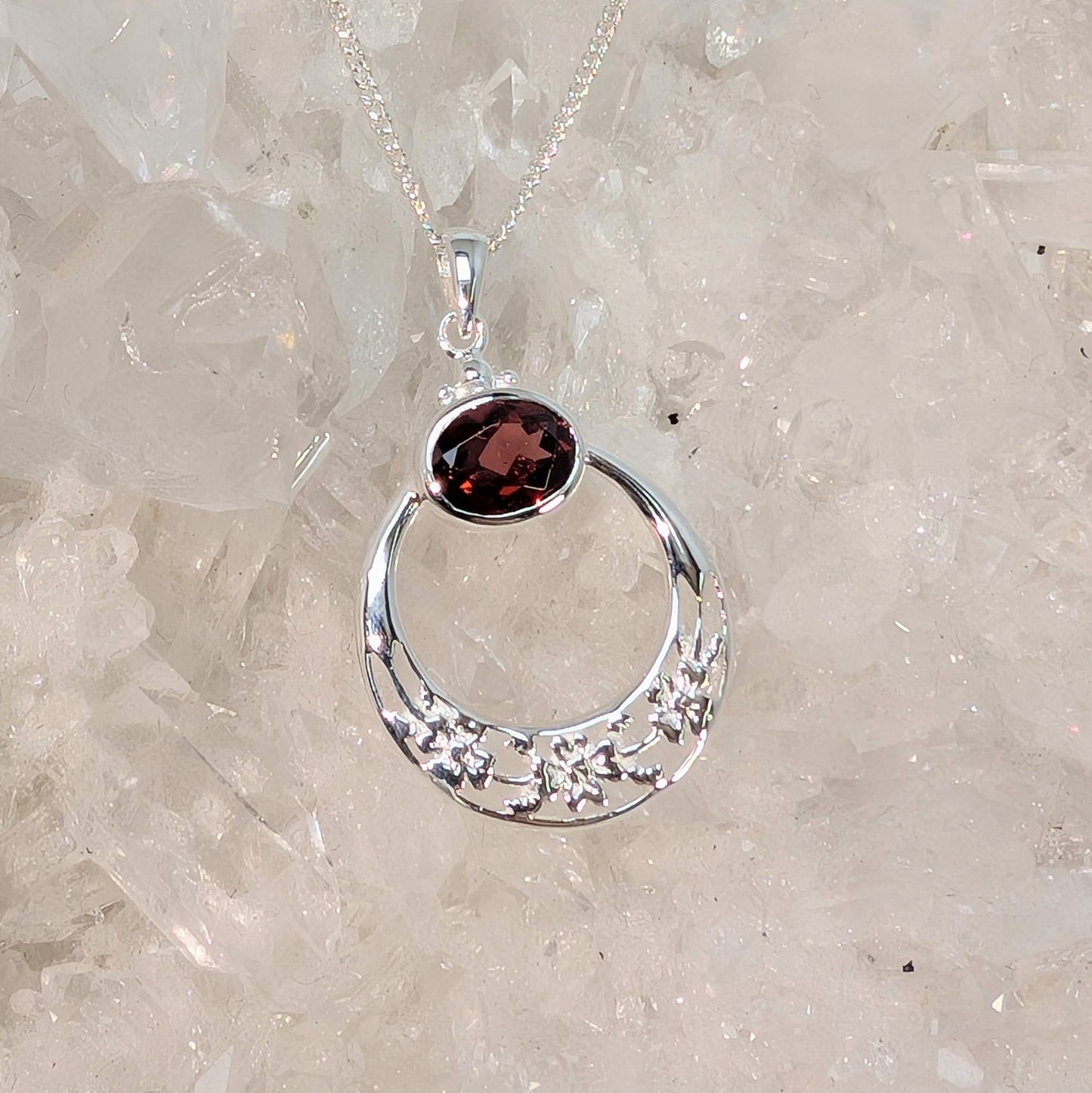 Celtic Hoop Sterling Silver Pendant
