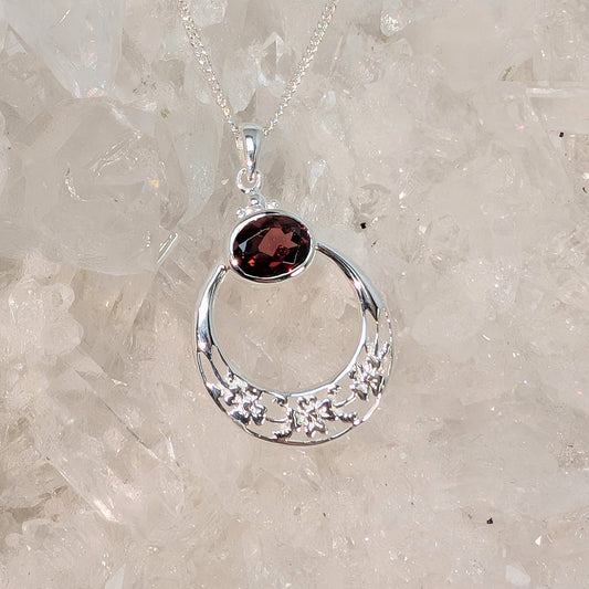 Celtic Hoop Sterling Silver Pendant