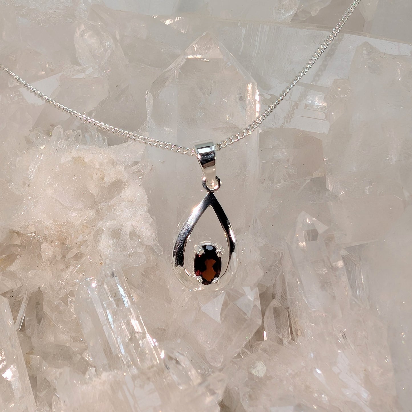 6x4C Sterling Silver Pendant
